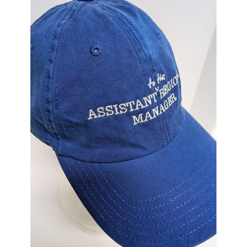 The Office Hat Cap Strap Back Mens One Size Blue Assistant Regional Manager